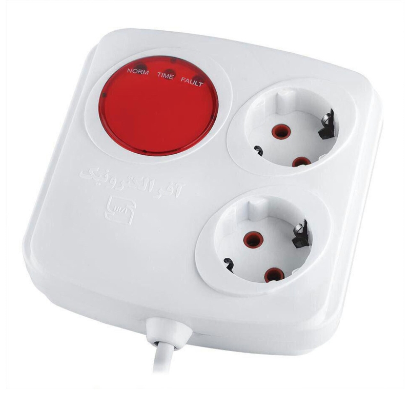 چند راهی برق و محافظ یخچال و فریزر آفر الکترونیک مدل OR302