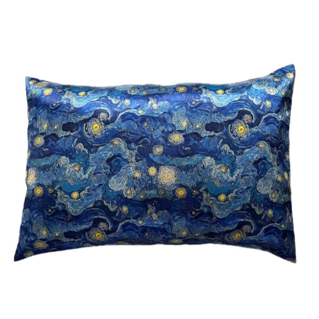 روبالشی ساتن ابریشم مدل هیلو طرح ونگوک شب پر ستاره