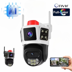 دوربین مداربسته سیمکارتی چرخشی دو لنزه مدل S7