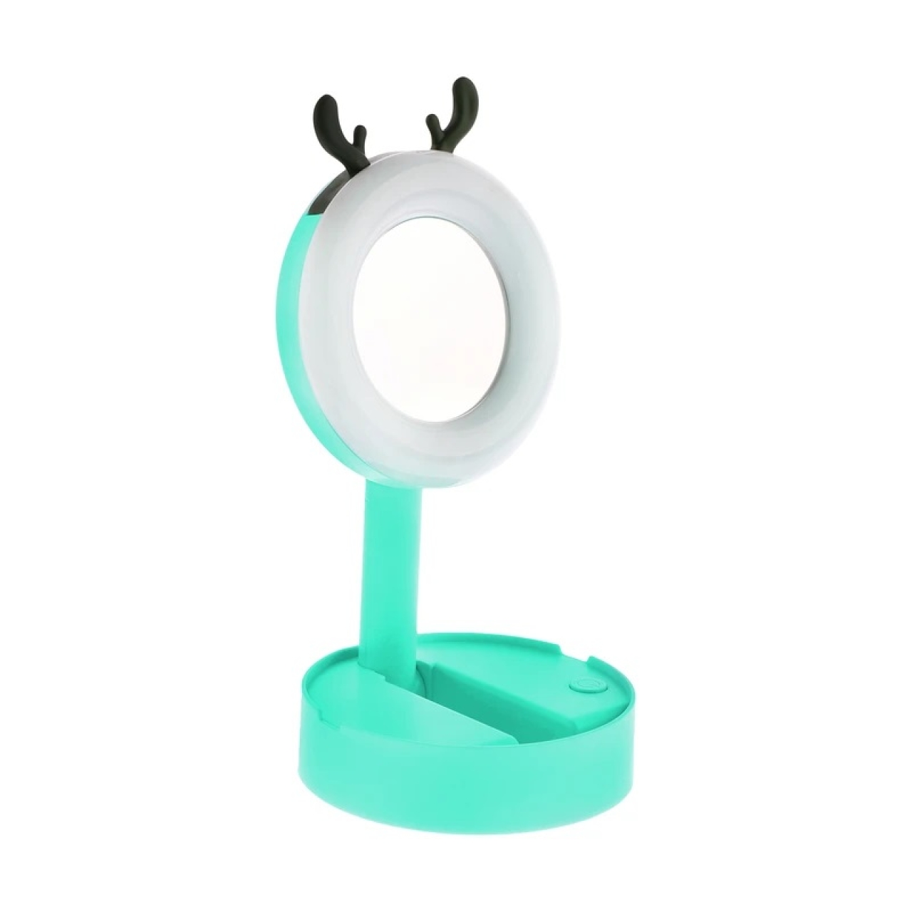 آینه آرایشی رینگ‌لایت‌دار مدل طرح گوزن 