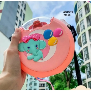 قمقمه دوناتی سیلیکونی طرح فیل 