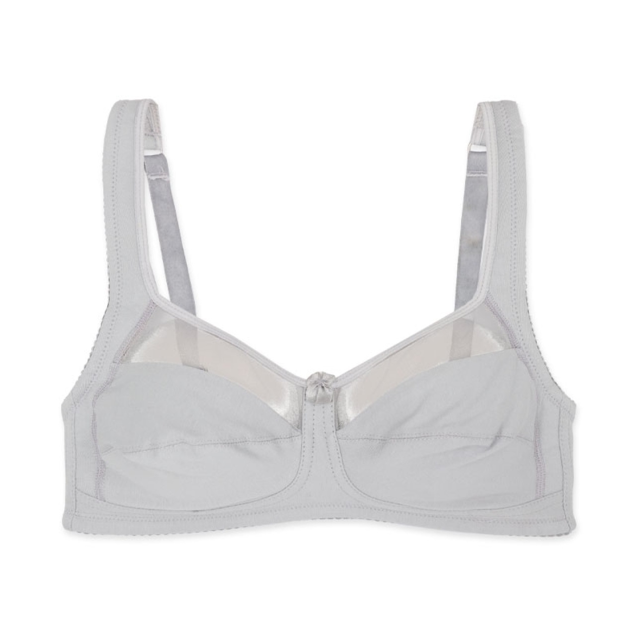 سوتین بالا حریر EMA کد 4100 - رنگ طوسی