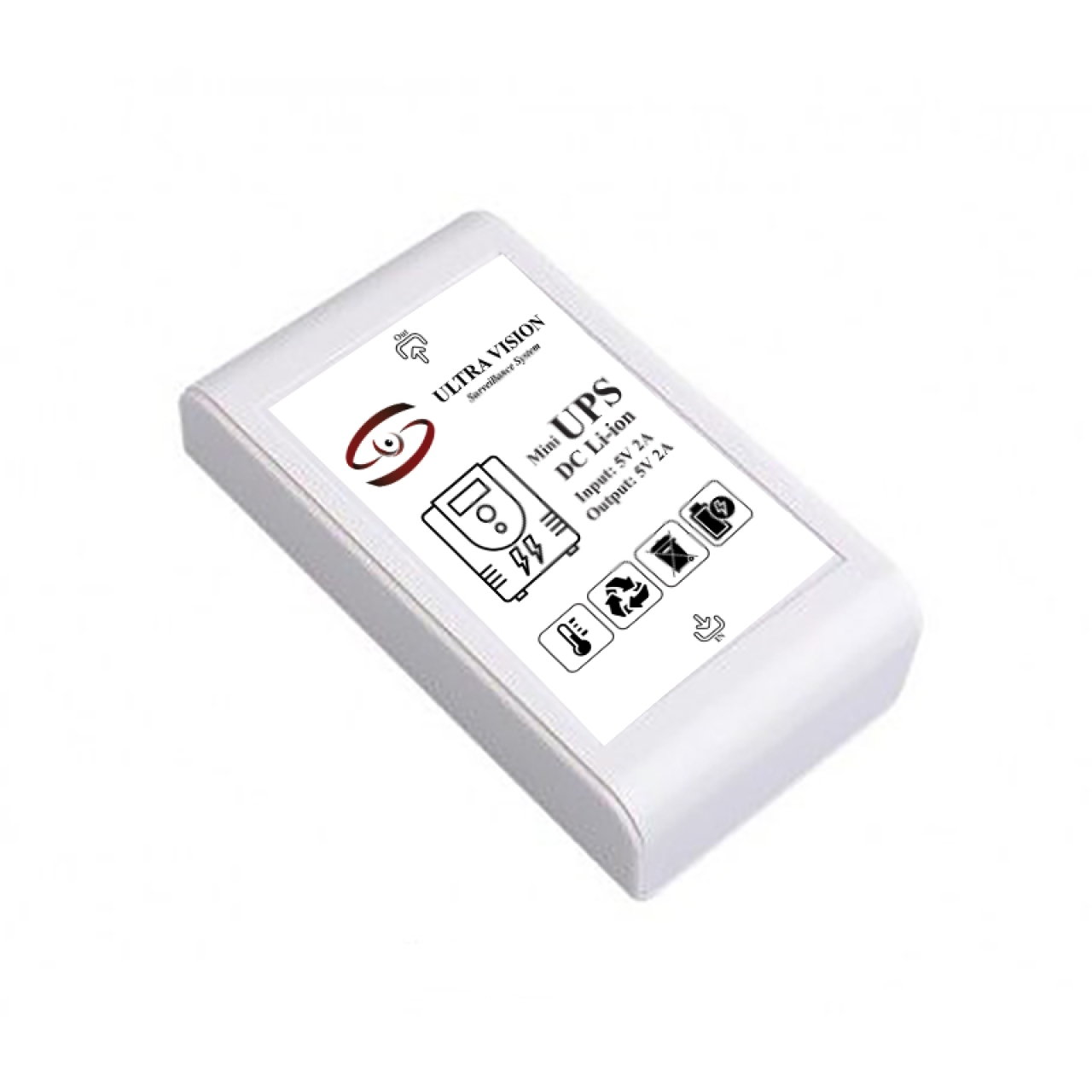 UPS دوربین مداربسته 5 ولت UltraVision ظرفیت 2600 میلی آمپر ساعت