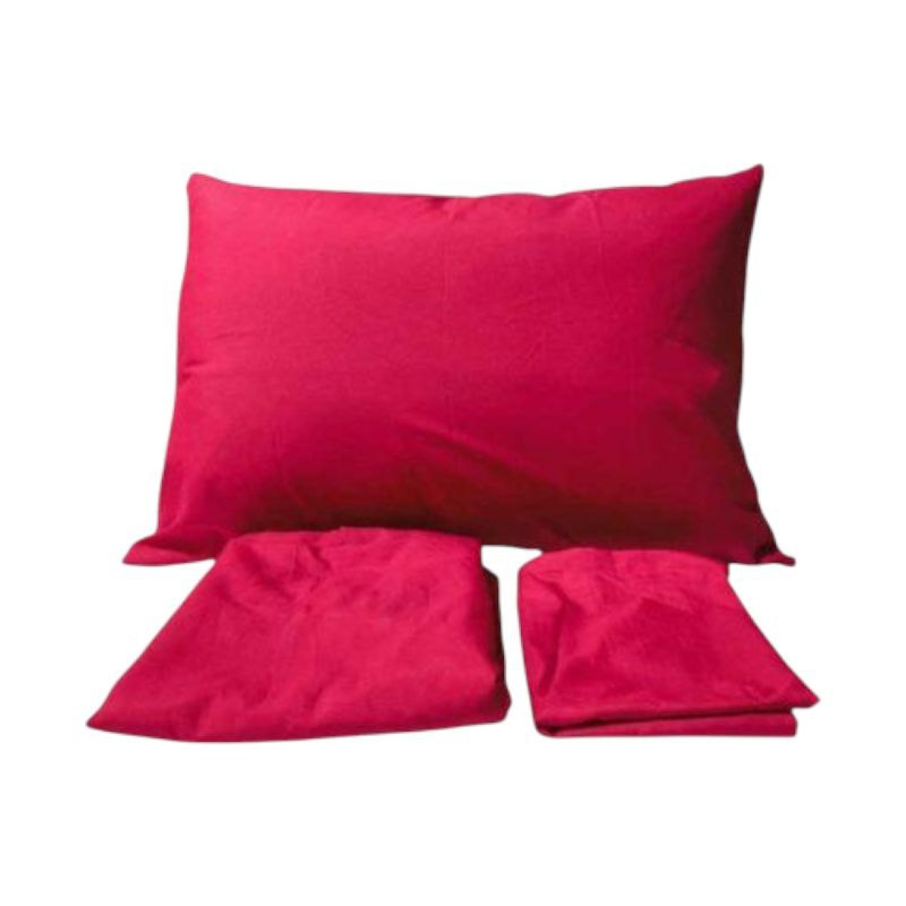 ست ملحفه کشدار ترک تکنفره ۲تکه Cheshik سایز ۹۰*۲۰۰ به همراه بالش الیاف توپی