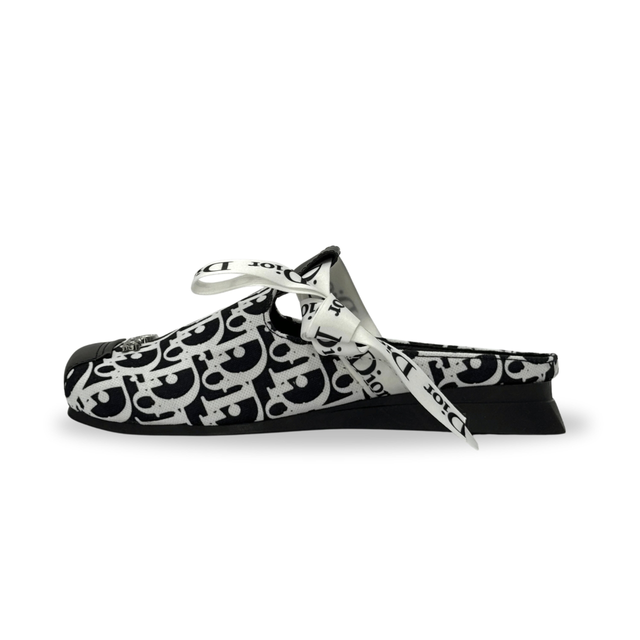 صندل زنانه مدل دیور رنگ سفیدمشکی 