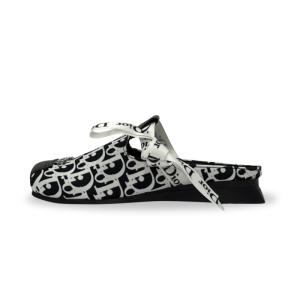 صندل زنانه مدل دیور رنگ سفیدمشکی 