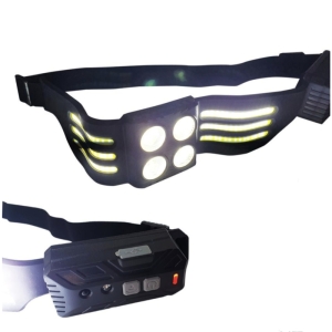 چراغ پیشانی سنسوردار ژله ای 4 لامپه COB مدل XTE