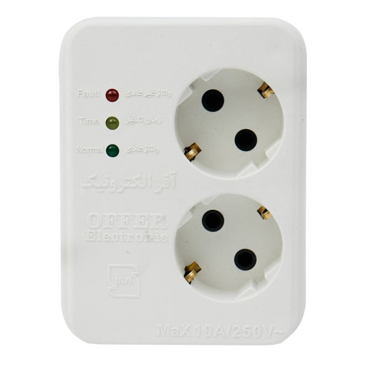 محافظ برق یخچال فریزر ۲ خانه دیواری ارت دار آفر الکترونیک مدل OR326