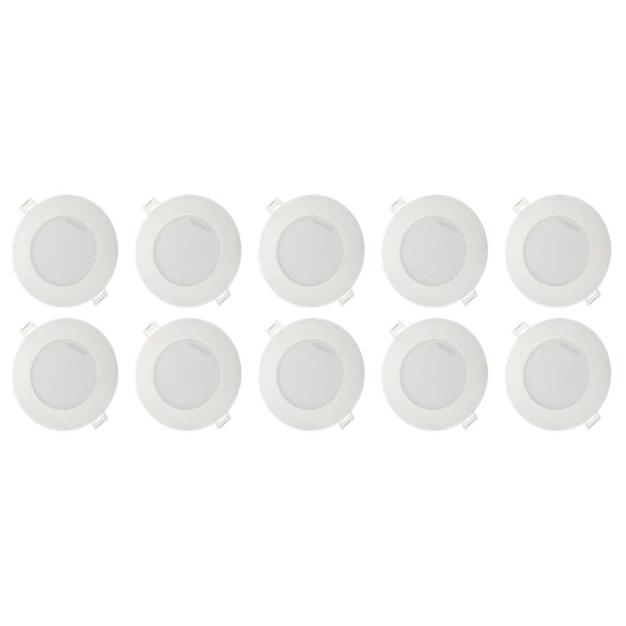 پک 10 تایی پنل توکار 7 وات نمانور مدل ستاره