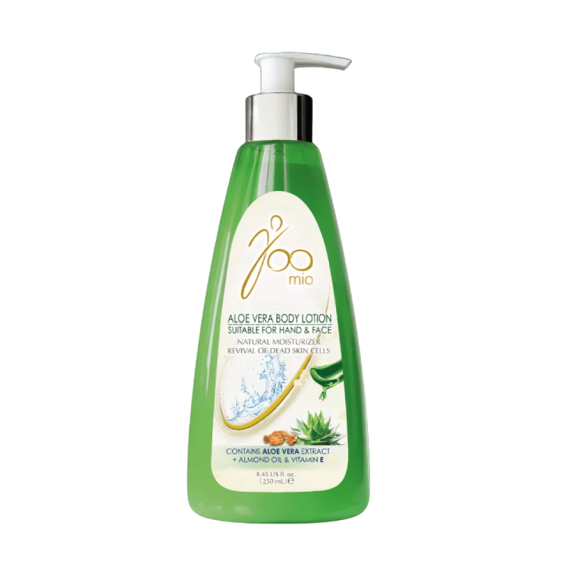 لوسیون بدن ژومیو مدل آلوئه ورا حجم 250 میلی لیتر