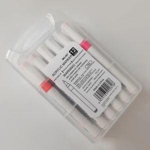 ماژیک چند منظوره مدل اکریلیک کد GA102 مجموعه 12 عددی