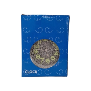 ساعت رومیزی نقره ایی شبرنگ دار مدل MBK 157