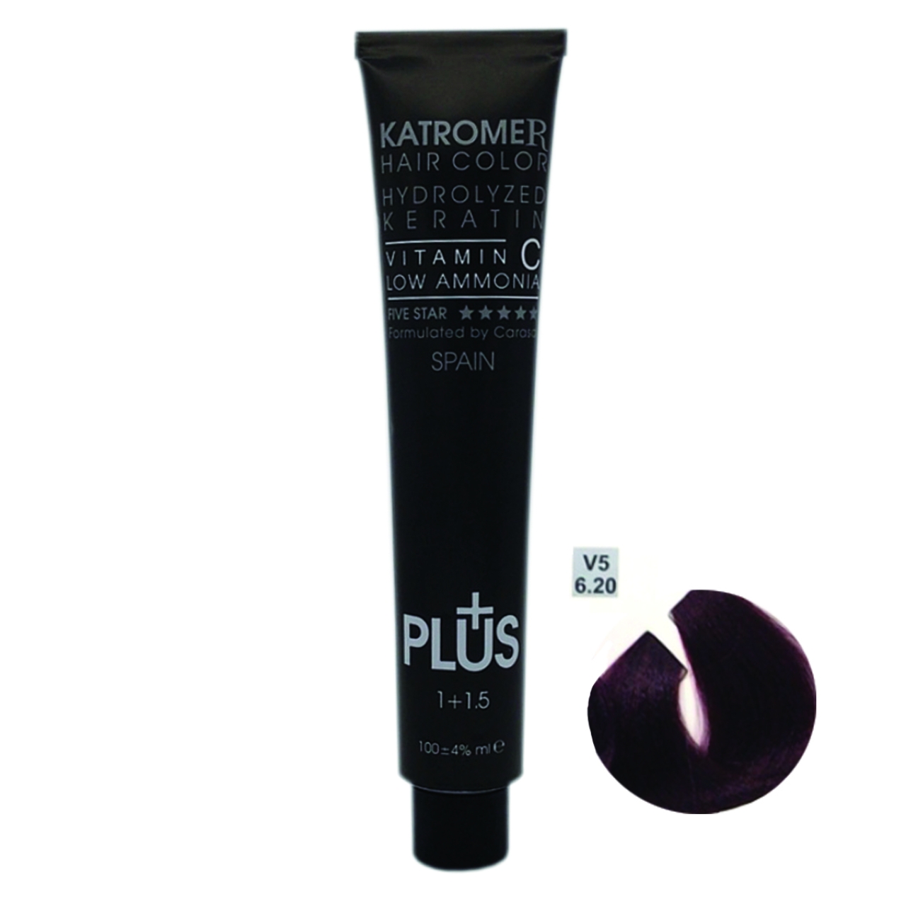 رنگ مو کاترومر شماره 6.20 رنگ بلوند شرابی تیره حجم 100 میلی لیتر