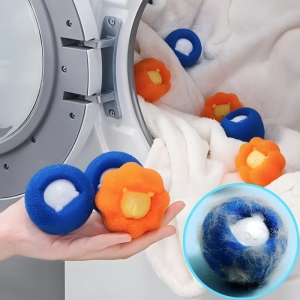 پرزگیر لباس مدل ابری ماشین لباسشویی بسته دو عددی