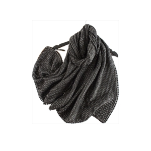 شال زنانه پلیسه نخ دور عدسی پاییزه - طرح شانا