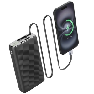  پاوربانک 35 وات 20000 پاورولوژی به همراه کابل تایپ سی جمع شونده مدل ppbcha72 