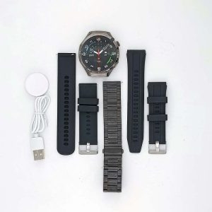 ساعت هوشمند ویسمی مدل WISME-X31 MAX با 3 بند فلزی و سیلیکون