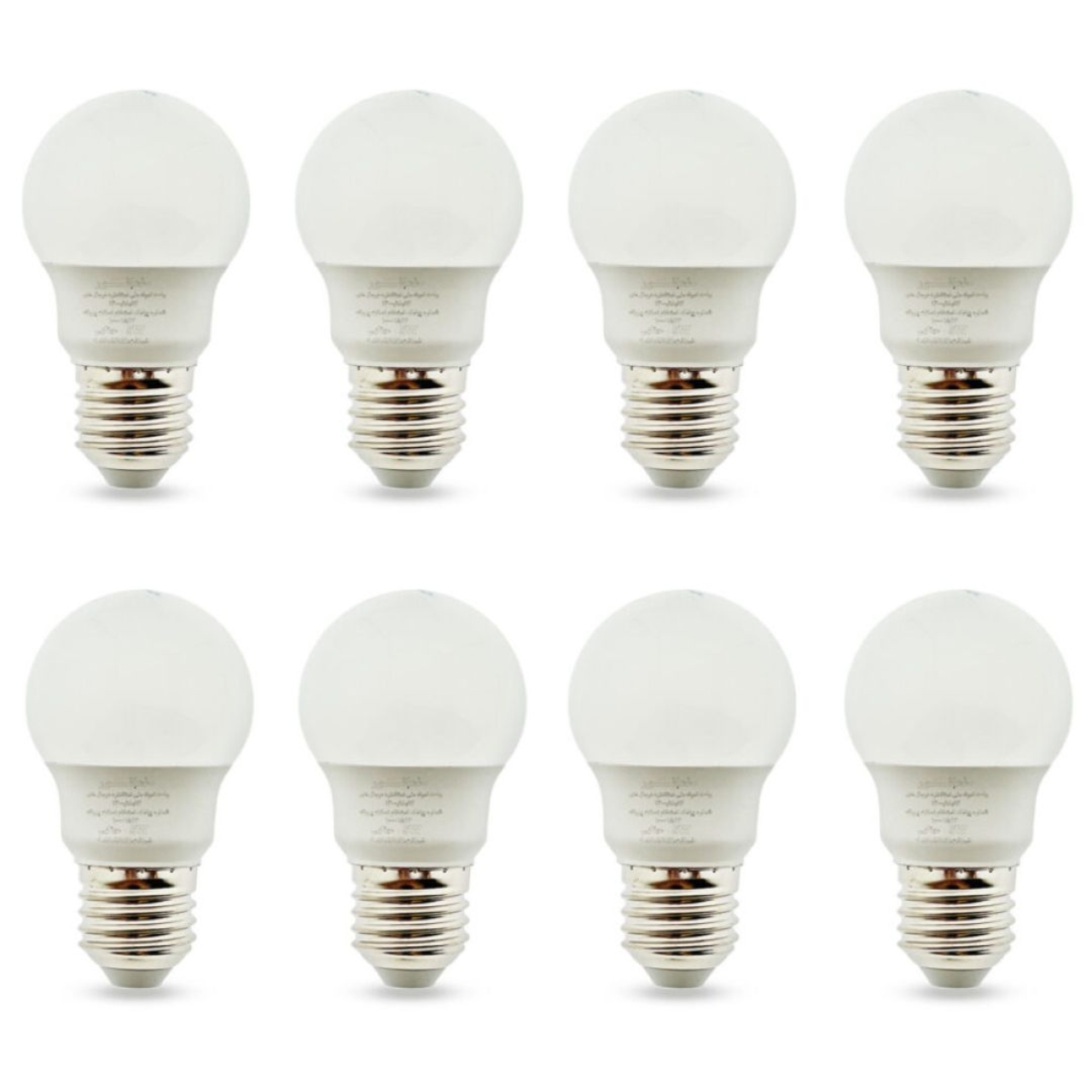 لامپ ال‌ای‌دی حبابی  5وات نمانور مدلA50 پایهE27 مجموعه 8 عددی