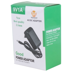 آداپتور دو سر مدیانور 9 ولت 1 آمپر  مدل Mdianoor SH1059