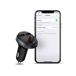  شارژر فندکی فست شارژ و گیرنده بلوتوثی مک دودو مدل CC-688 