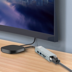  هاب USB و تایپ‌سی 5 پورت ارلدام مدل ET-HUB24 