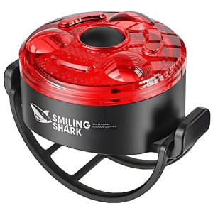  چراغ عقب شارژی ضدآب دوچرخه اسمایلینگ شارک مدل CW-D400 