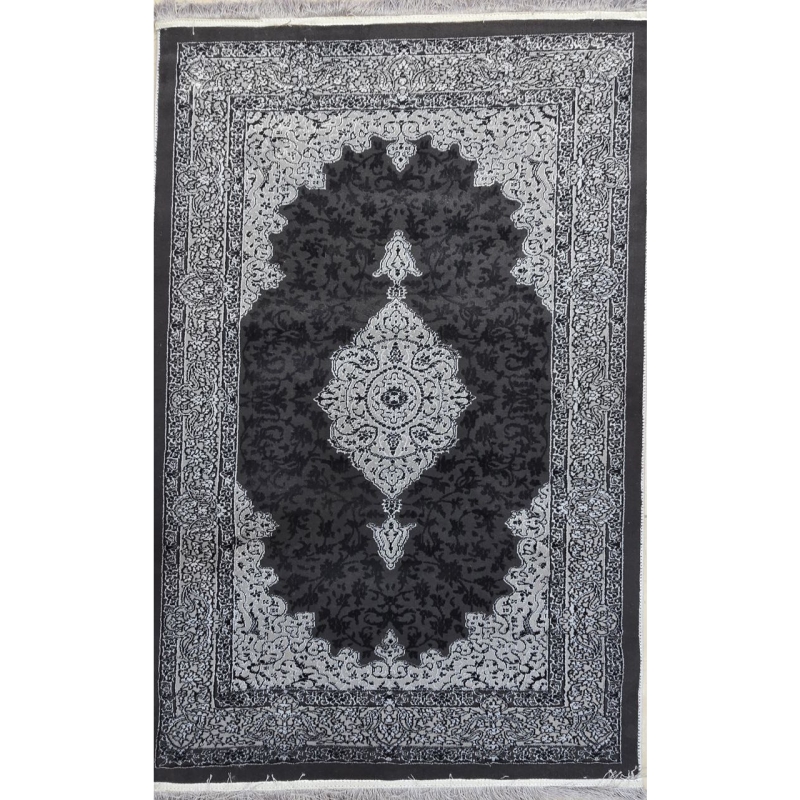 فرش ماشینی سامر طرح ۹۷۲۱ مشکی