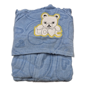 حوله تن پوش کودک مدل خرسی سایز 100