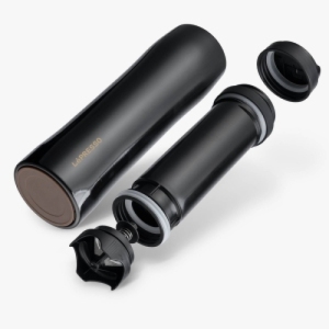  ماگ فرنچ پرس استیل قابل حمل مدل Lepresso LPSPFPBK 