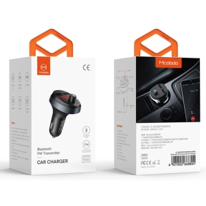  شارژر فندکی فست شارژ و گیرنده بلوتوثی مک دودو مدل CC-688 