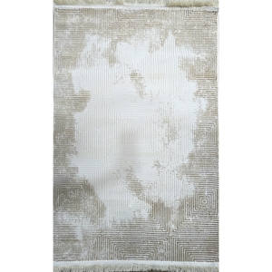 فرش ماشینی سامر طرح 5540 کرم نسکافه ای