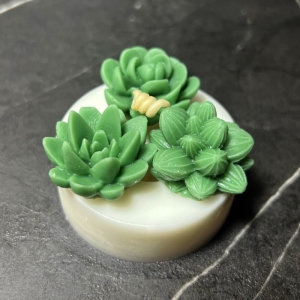 شمع کاپ کاکتوس خرفه 2 عددی