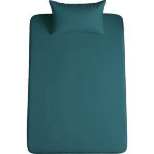 ست ملحفه کشدار کینگ یکنفره ترک و روبالشی Cheshik مدل میکروبراش سایز 120*200 سانتی متر