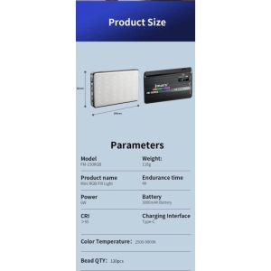 نور ثابت جی ماری مدل FM-150RGB RGB