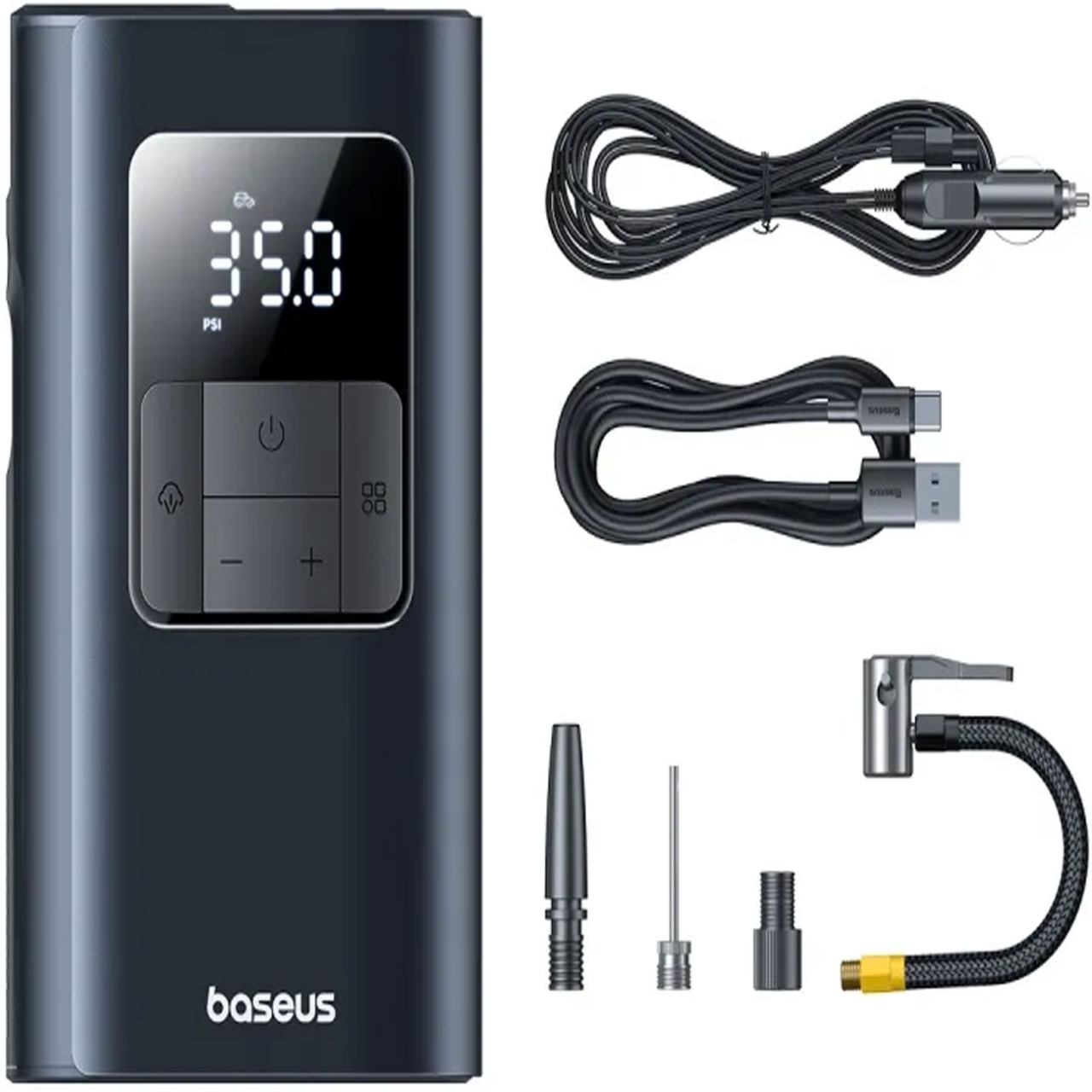  پمپ باد شارژی، چراغ قوه و پاوربانک بیسوس مدل VA1 BS-CG034 