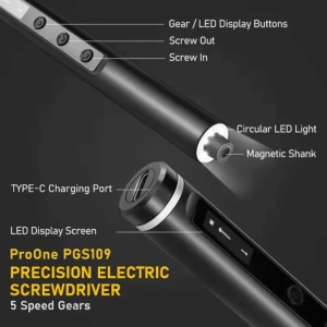  ست پیچ‌گوشتی شارژی آهنربایی 48 تایی پرووان مدل ProOne PGS109 