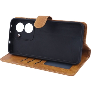 کیف چرمی مگنتی محافظ لنزدار مناسب برای گوشی موبایل شیائومی Poco X7 Pro 