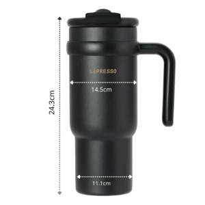 ماگ استیل قابل حمل لپرسو مدل LP024 - LPCFFMOO24BK