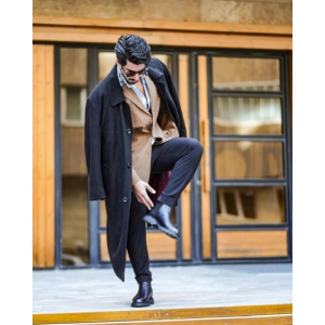 پوتین مردانه چرم نعمتی اسپرت مدل چلسی کشی مشکی