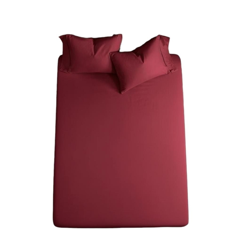 سرویس ملحفه کشدار تک رنگ ترک دونفره 3تکه Cheshik مدل میکرو سایز 180*200 سانتی متر