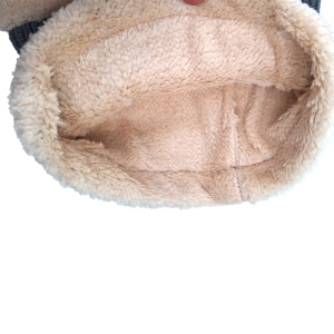 ست کلاه و شال گردن بافتنی سیلکا مدل گوزن کد 2075