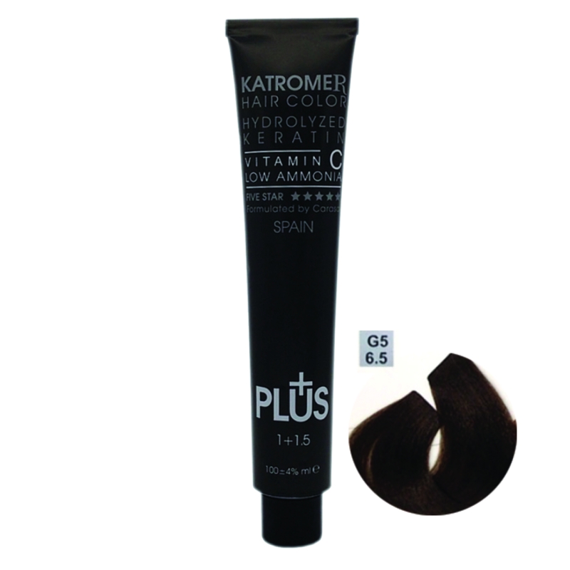 رنگ مو کاترومر شماره G5 رنگ  بلوند طلایی تیره حجم 100 میلی لیتر