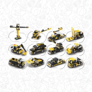 لگو ماشین AMT مدل 22 نوع ماشین راهسازی 306 قطعه