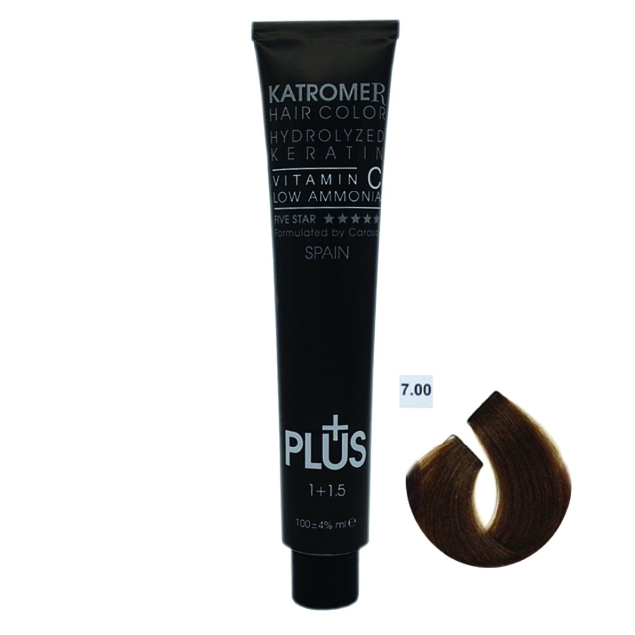 رنگ مو کاترومر شماره 7.00 رنگ بلوند متوسط قوی حجم 100 میلی لیتر