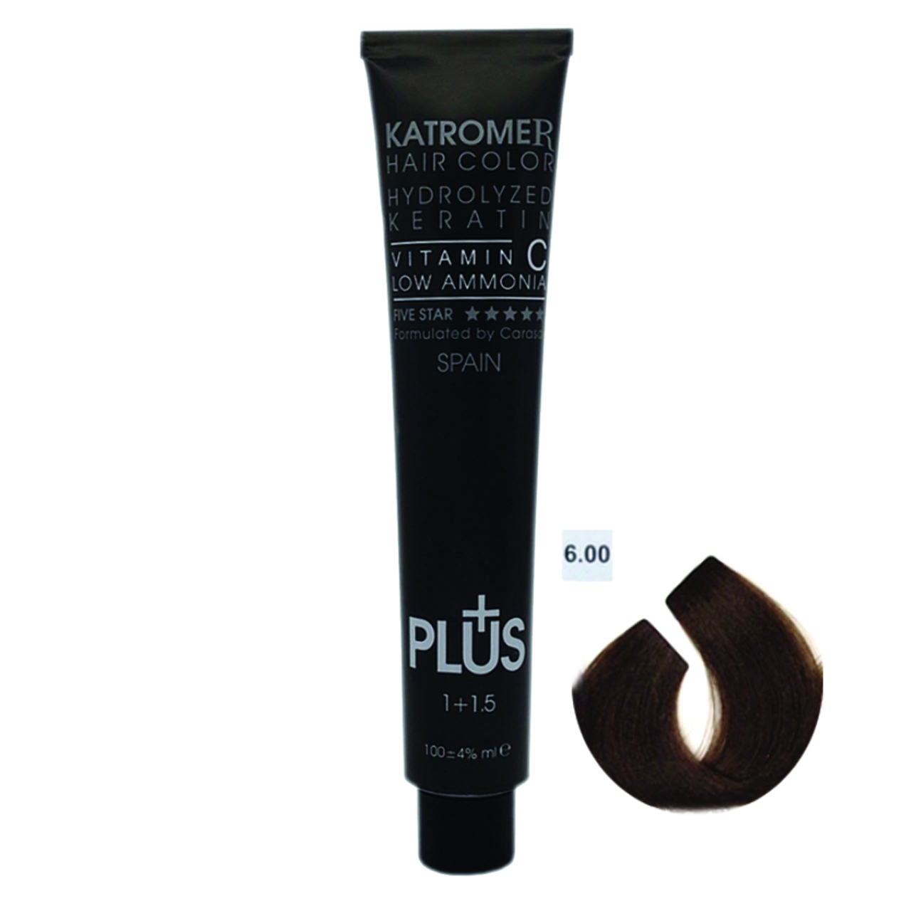 رنگ مو کاترومر شماره 6.00 رنگ بلوند تیره قوی حجم 100 میلی لیتر