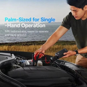  جامپ استارتر خودرو، پاوربانک 6000 میلی‌آمپر و چراغ قوه بیسوس مدل  BS-CH006 C00259200121-00 