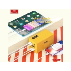  پاوربانک شارژ سریع 60000 تایپ سی و یو اس بی 22.5 وات ارلدام مدل PD31 