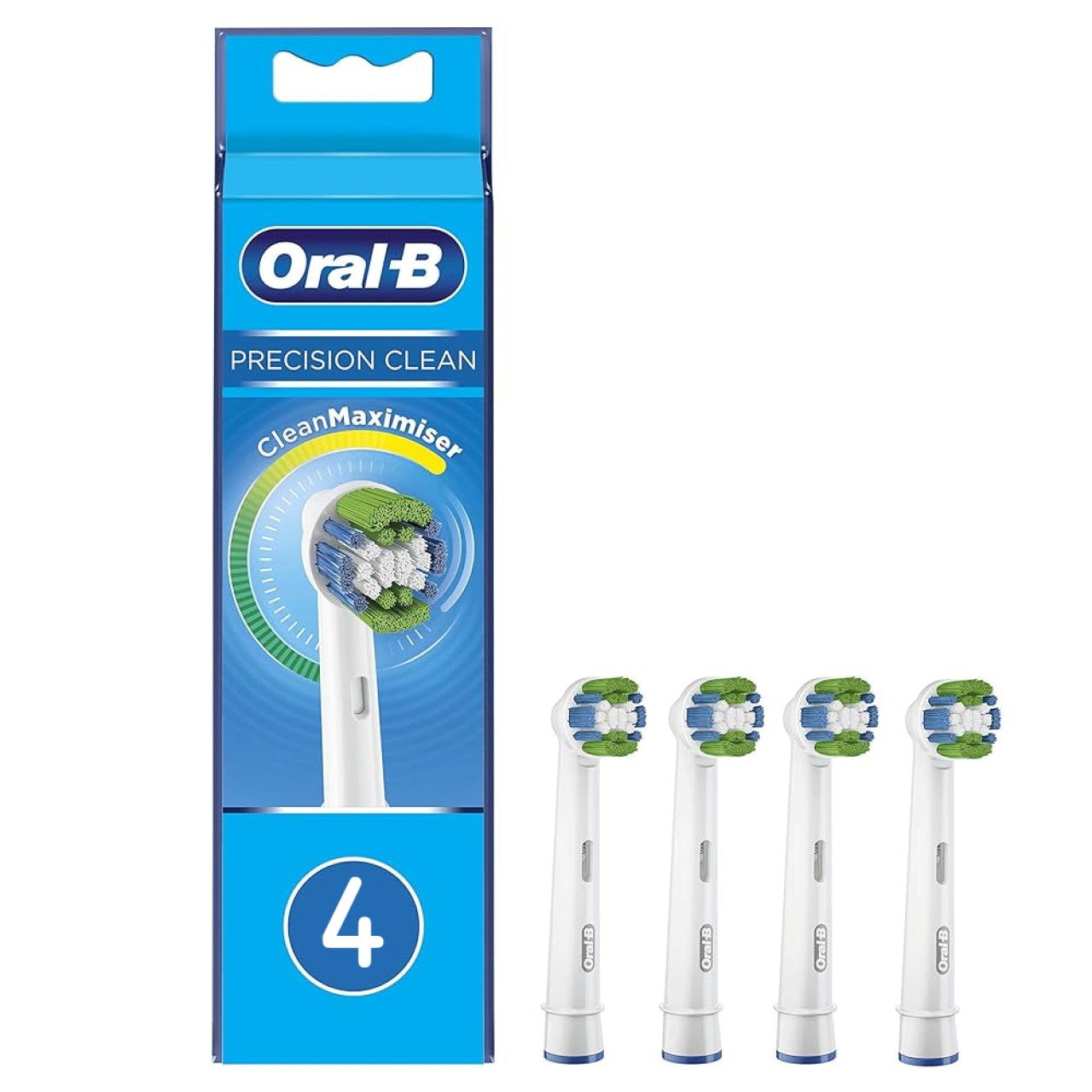 سری یدک مسواک برقی اورال بی مدل   Precision Clean بسته 4 عددی