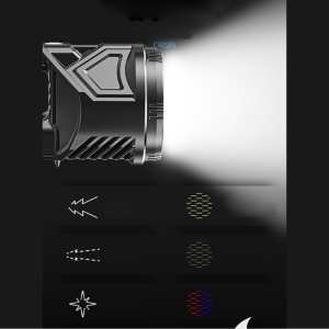 چراغ قوه شارژی و خورشیدی اسمایلینک شارک مدل ST5123P90-B