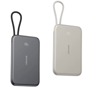  پاوربانک مگنتی 5000 فوق باریک با کابل Type-C یوسامز مدل US-CD227 